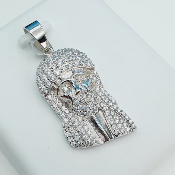 "925 Sterling Silver Cubic Zirconia Pendant, UU1P6A6024 - Picture 8 of 9